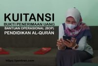 Read more about the article Kuitansi Penerimaan Bantuan Operasional Pendidikan Al-Qurán 2021