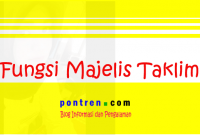 Read more about the article Fungsi Majelis Taklim