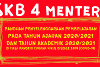 Read more about the article SKB 4 Menteri Panduan Penyelenggaraan PembelajaranMasa Pandemi Corona Covid-19