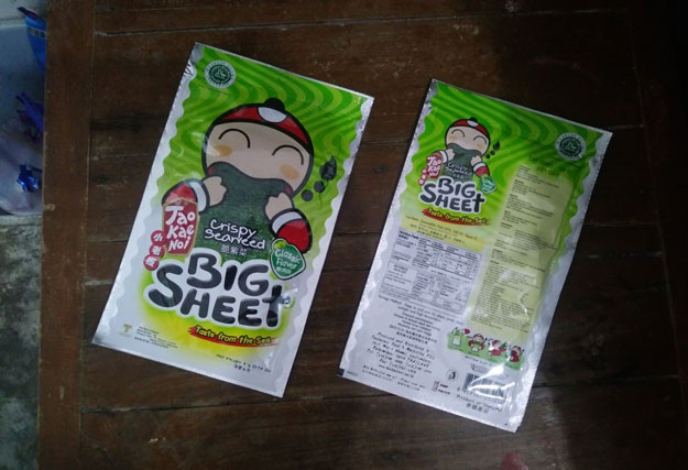 Review TaoKaeNoi Crispy Seaweed Big sheet dan informasi Harga