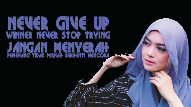 arti never give up winner never stop trying