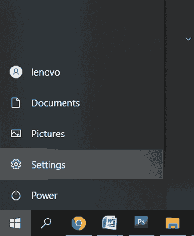 menu setting pada debug windows