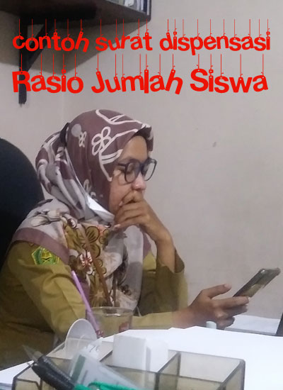 surat dispensasi rasio jumlah siswa TPG