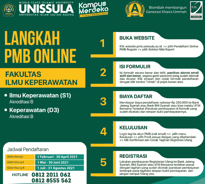 pendaftaran mahasiswa baru unisulla secara online