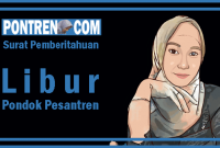 surat pemberitahuan libur pondok pesantren