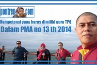 Read more about the article Kompetensi yang harus dimiliki guru TPQ pada PMA no 13 th 2014