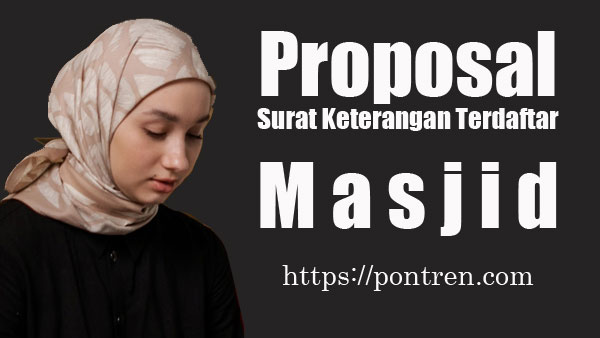 proposal surat keterangan terdaftar masjid
