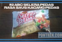 mi abc selera pedas rasa saus kacang pedas