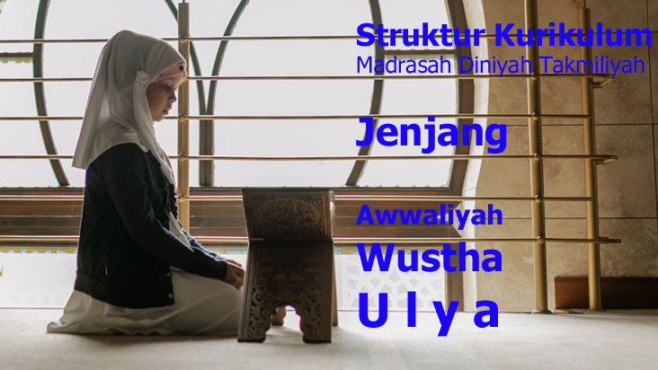 Struktur Kurikulum Madrasah Diniyah Takmiliyah Awaliyah Wustha Ulya