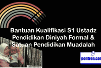 Bantuan Kualifikasi S1 Ustadz PDF Dan Muadalah Pondok Pesantren