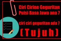 Read more about the article Ciri cirine Geguritan Puisi Bahasa Jawa Pangertene