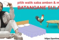 Read more about the article Pitik Walik Saba Meja Amben Batangane Cangkriman