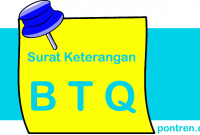 Read more about the article Surat Keterangan BTQ (Baca Tulis Al-Qur’an) mampu lulus