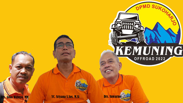 Perpisahan Bapak Suwarno Sekretaris Dinas DPMD Sukoharjo, Naik Jeep!!!