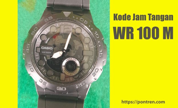 wr 100 m jam tangan casio general AEQ-100W-1AV