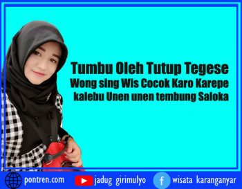 Tumbu Oleh Tutup Tegese, Kalebu Tembung, Artinya, Tuladha Ukara