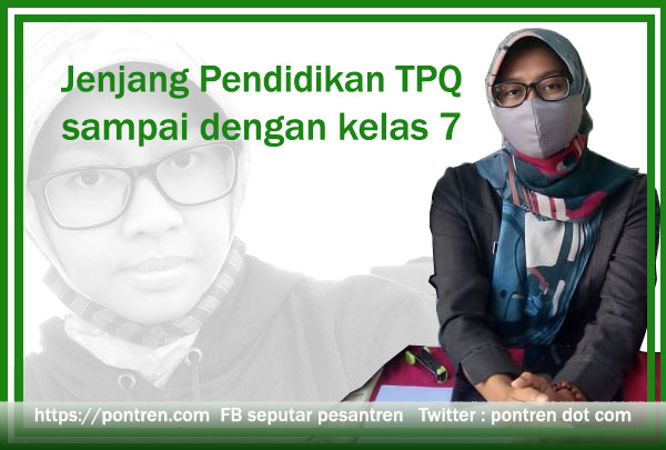 Jenjang TPQ sampai dengan kelas 7, begini Penjelasannya