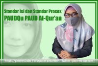 standar isi dan standar proses PAUDQU PAUD Al-Qur'an