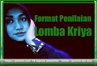 Format Penilaian Lomba Kriya sma