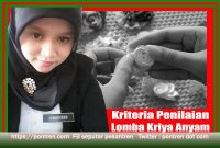 Read more about the article Kriteria Penilaian Lomba Kriya Anyam SD (FLS2N) Blangko Nilai