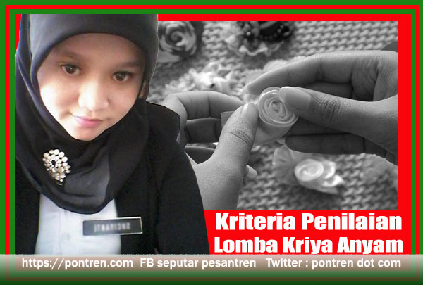 Kriteria Penilaian Lomba Kriya Anyam SD (FLS2N) Blangko Nilai