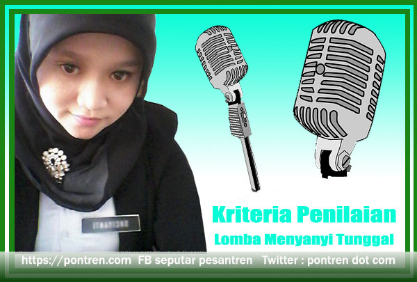 kriteria penilaian lomba menyanyi tunggal