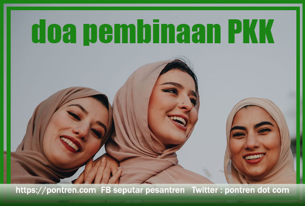 doa pembinaan PKK