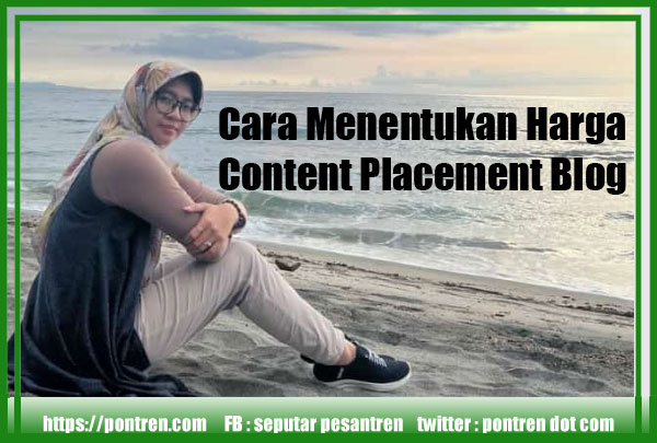 cara menentukan harga content placement blog