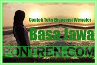 Contoh Teks Eksposisi Wewaler Basa Jawa