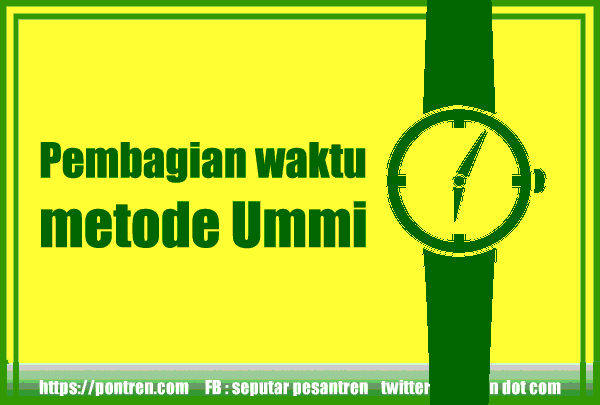 Read more about the article Pembagian Waktu Metode Ummi