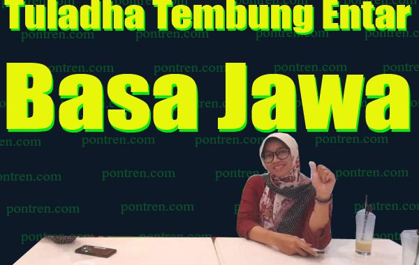 tuladha tembung entar basa Jawa