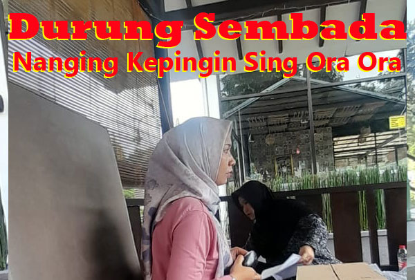 Durung sembada wis kepingin sing ora ora paribasane yaiku.