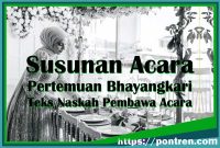 Susunan Acara Pertemuan Bhayangkari & Teks Naskah Pembawa Acara