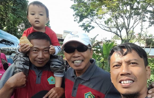 H. Maksum mengikuti kegiatan HAB bersama Mas Agus dan Mas Sriyanto