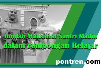 Jumlah Maksimal Santri Madin dalam rombongan Belajar