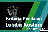 kriteria penilaian lomba kostum