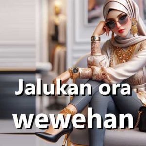 jalukan ora wewehan paribasan