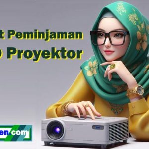 surat peminjaman lcd proyektor