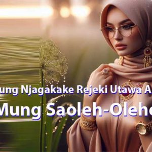 Mung Njagakake Rejeki Utawa Asil Mung Saoleh-Olehe