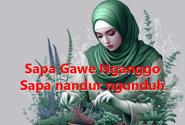 Sapa Gawe Nganggo Sapa Nandur Ngunduh tegese