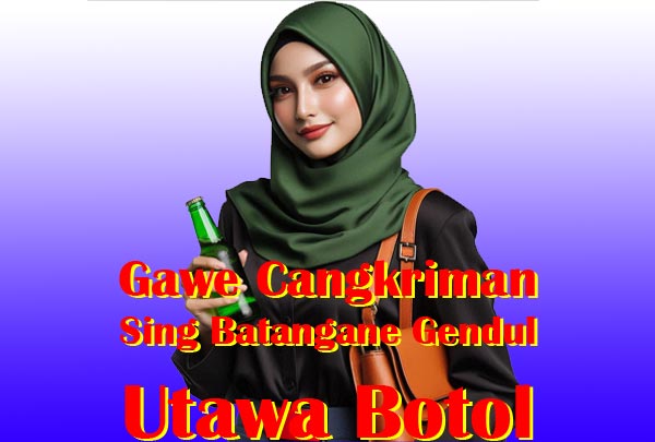 Gawea Cangkriman Sing Batangane Gendul Utawa Botol