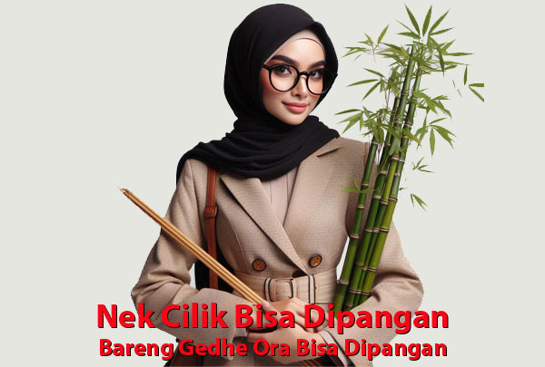 Nek Cilik Bisa Dipangan Bareng Gedhe Ora Bisa Dipangan