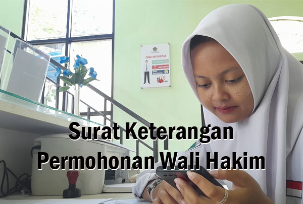 surat keterangan permohonan wali hakim dari desa kelurahan