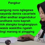 Si pengung nora nglegewa tegese yaiku lan amanate (tembang pangkur)