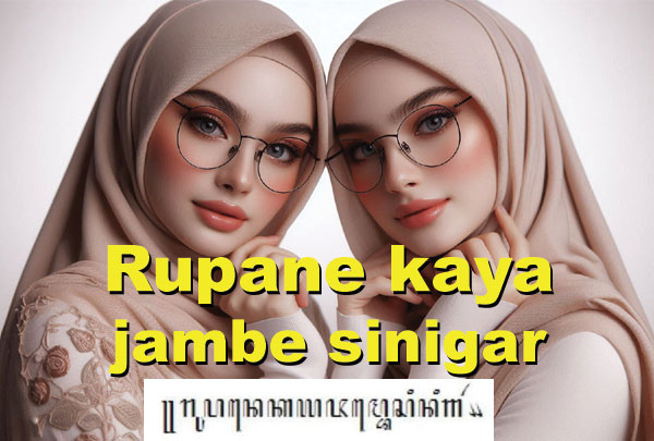 rupane kaya jambe sinigar