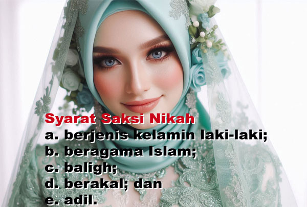 syarat saksi nikah