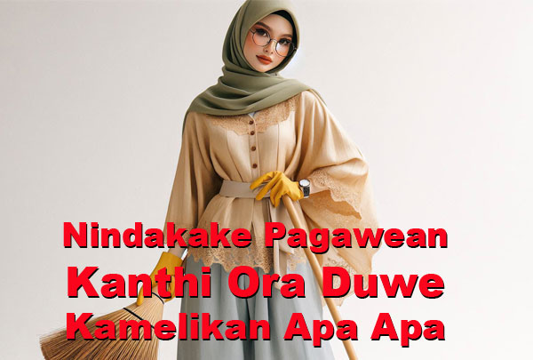 Nindakake Pagawean Kanthi Ora Duwe Kamelikan Apa Apa