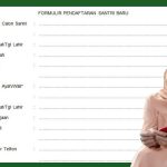 Formulir Pendaftaran Santri TPQ murid baru