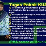 tugas pokok KUA