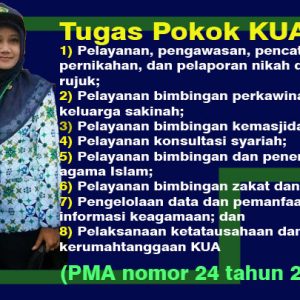 tugas pokok KUA